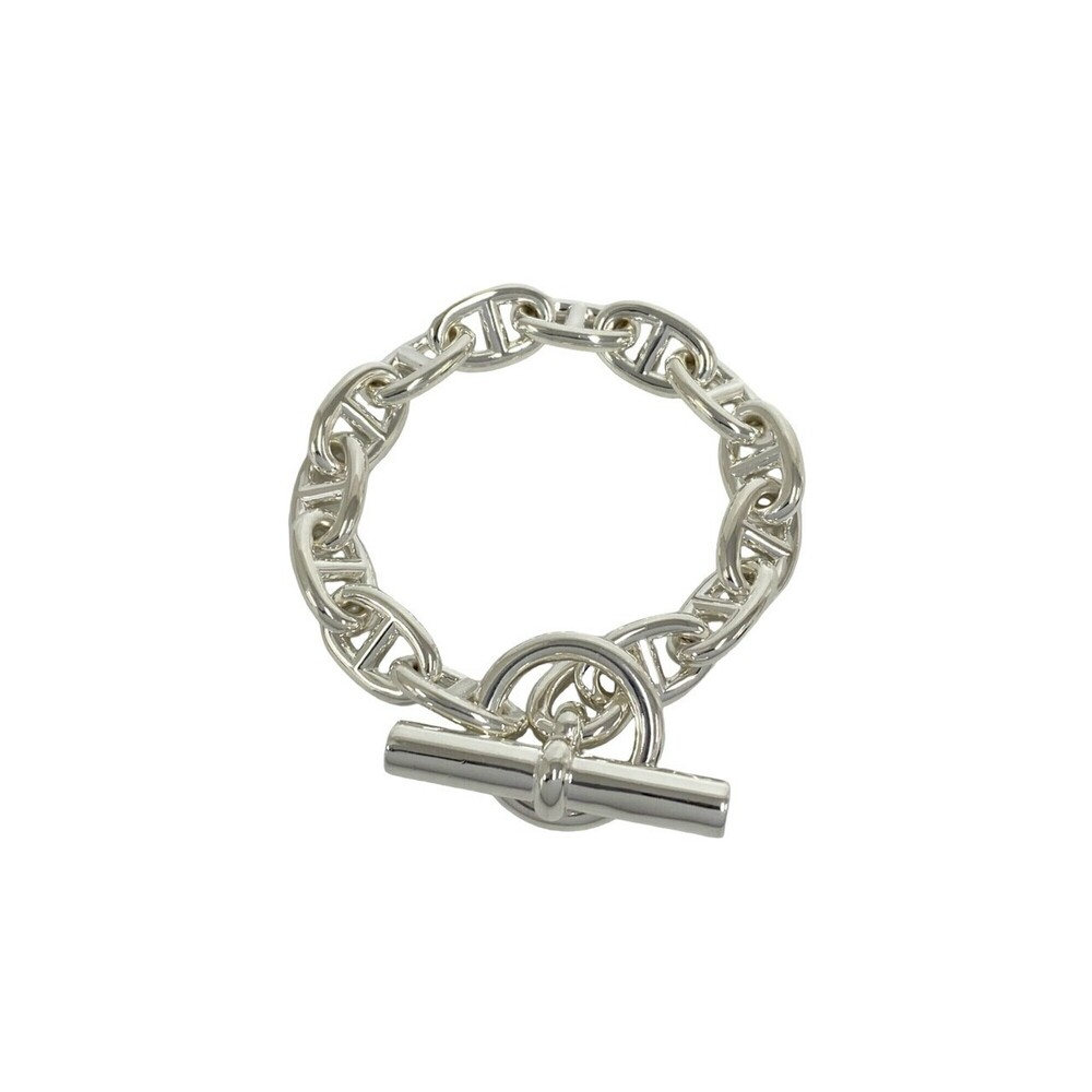 HERMES Silver Charm Bracelet
